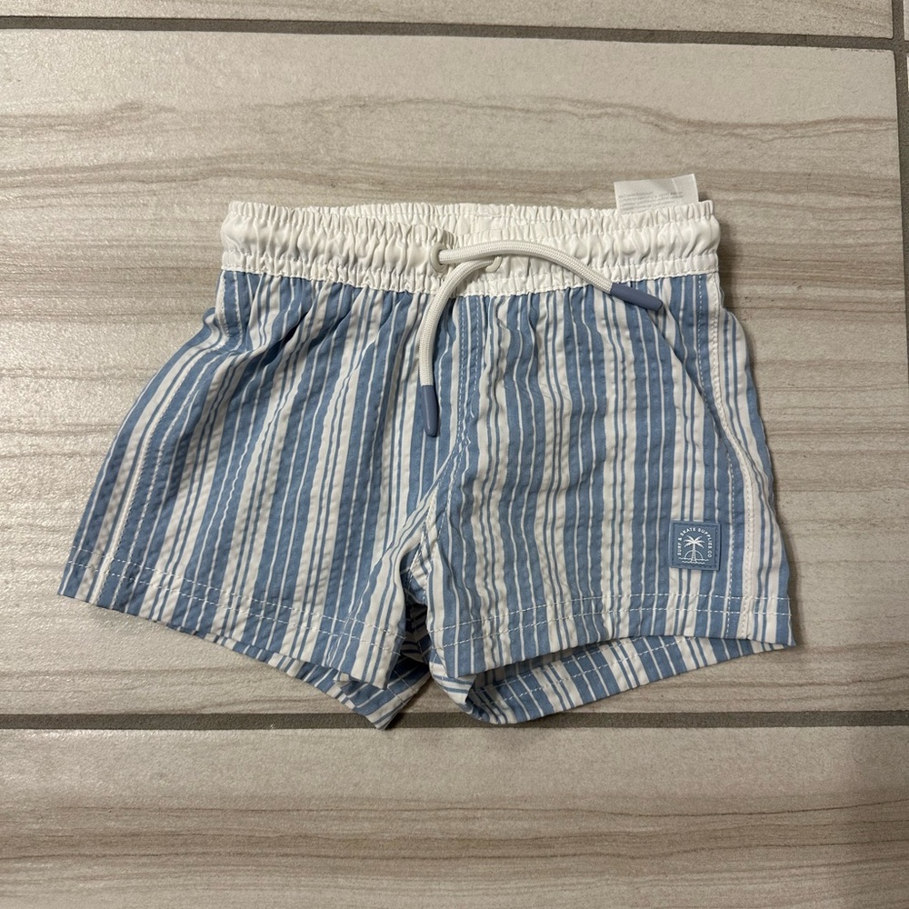 H&M Blue and White Striped Kids Shorts